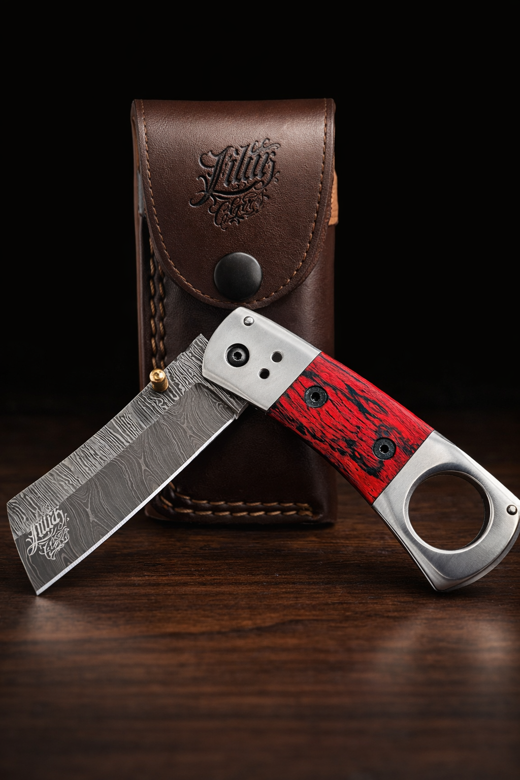 Premium Damascus Cigar Cutters